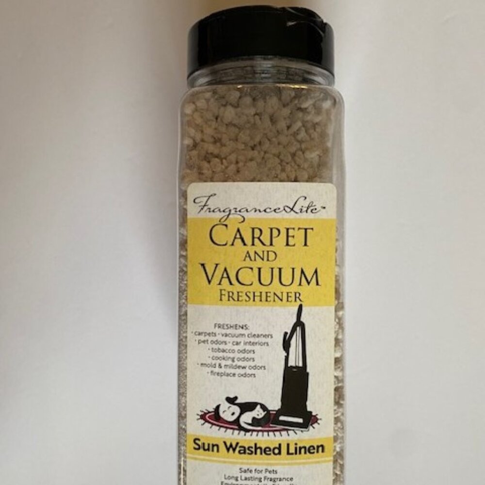 Fragrance Lite Carpet & Vacuum Freshener -Scent Sun Washed Linen - pet friendly!